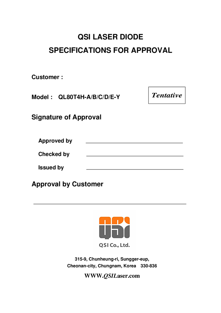 808nm Laser Diode, 1 Watt