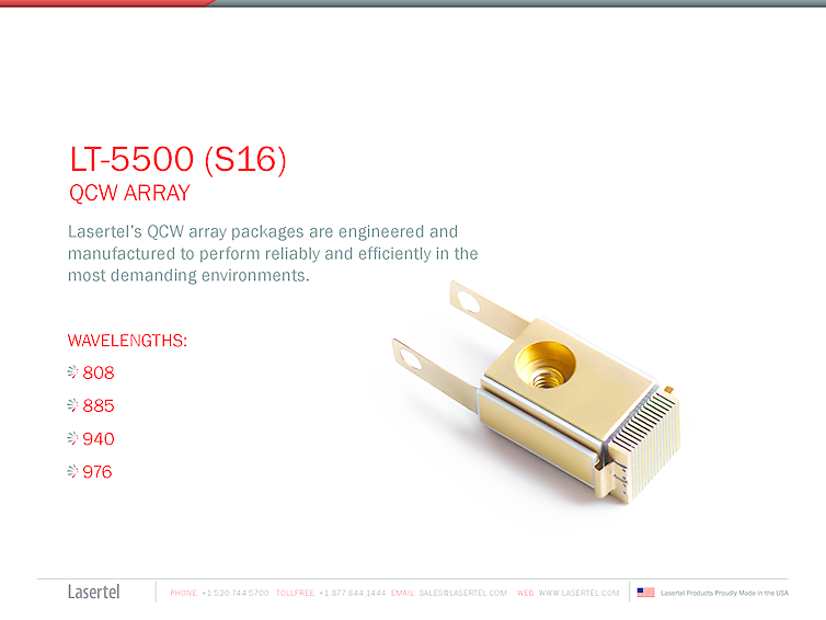 Pulsed Laser, 150W, 808nm-976nm