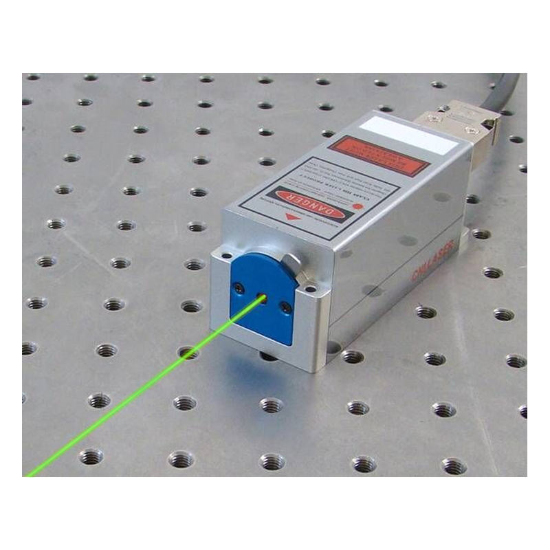 Ultra-Compact Scientific Series 532nm Solid State Laser Module, 50mW, Includes Power Supply Controller