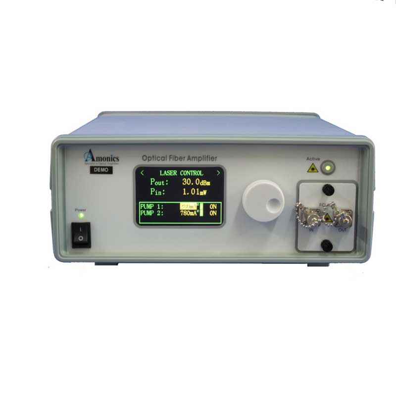 EDFA, 1550nm C-Band, Output Power up to 10 Watts, High Reliability Turnkey Benchtop Laboratory R&D Instrument