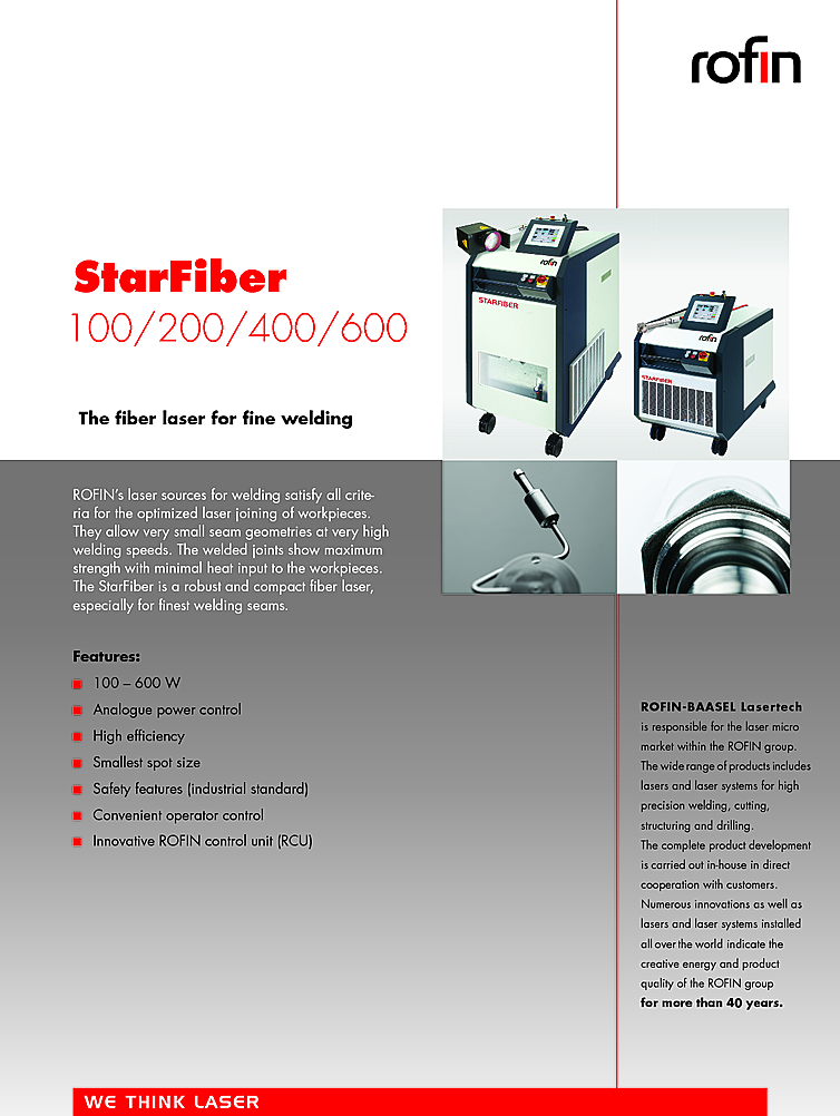 Fiber Laser, CW, 1070nm, 600 Watts