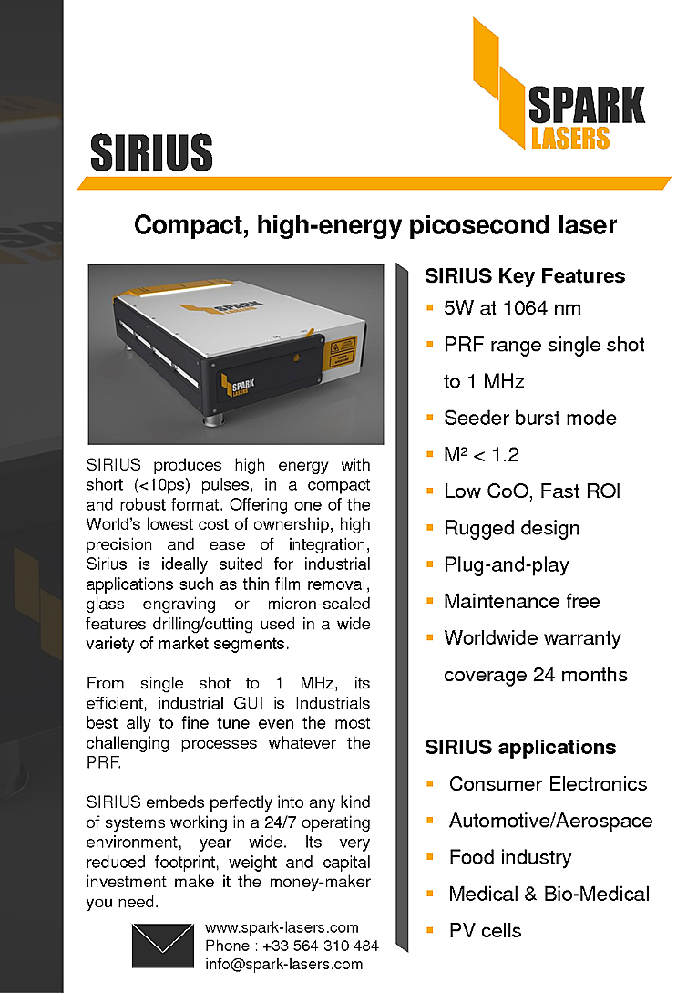 Picosecond Laser 532nm, 50µJ