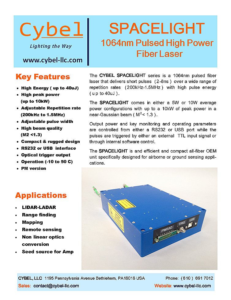 Fiber Laser Nanosecond, 1064nm, 40µJ