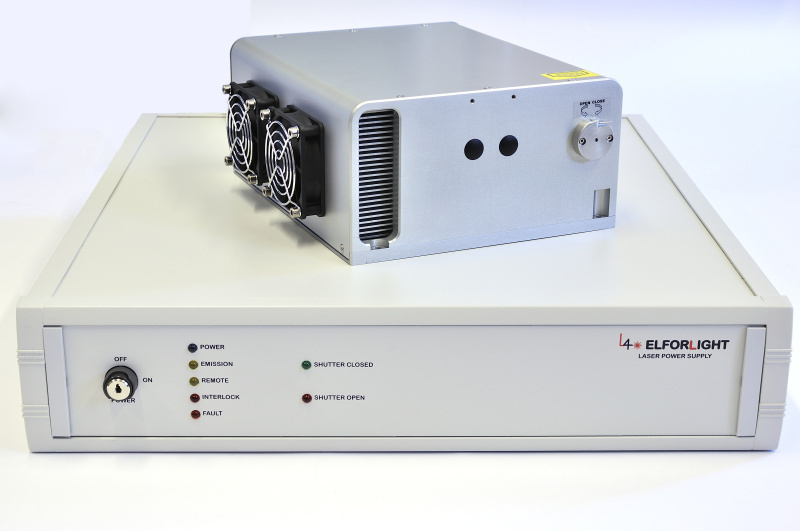 355nm / 100µJ　Q-Switched Laser Nanosecond (Elforlight)