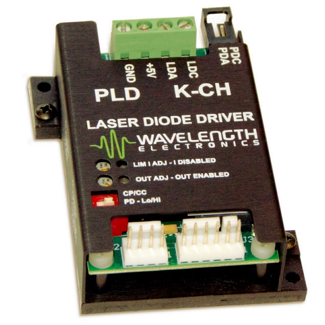 12 Amp Laser Diode Driver with Optional Bolt-On Heat Sink from Wavelength Electronics