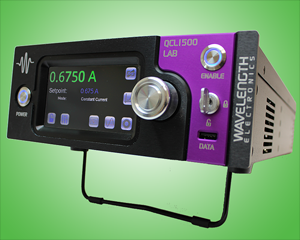 Benchtop, Fully Featured Ultra-Low Noise Quantum Cascade Laser Current Source Driver from Wavelength Electronics