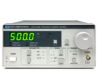 500mA Precision Benchtop Laser Diode Driver / Current Source: Model LDX-3525B from ILX Lightwave