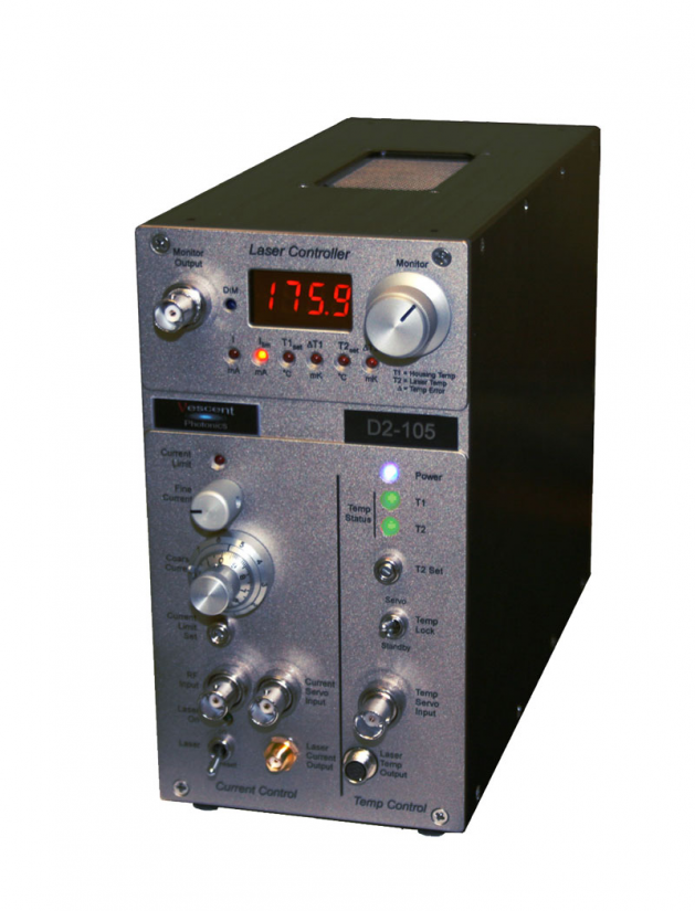 Vescent Photonics Ultra-Low Noise Laser Diode Controller: Noise < 50 nA (rms)
