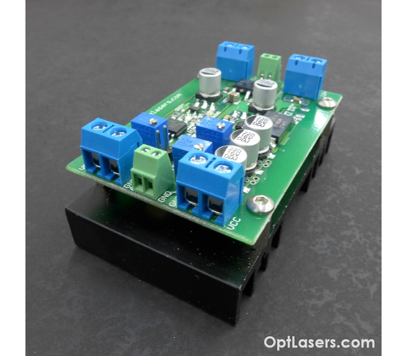 Low Cost 5 Amp Laser Diode Driver + PID TEC Controller