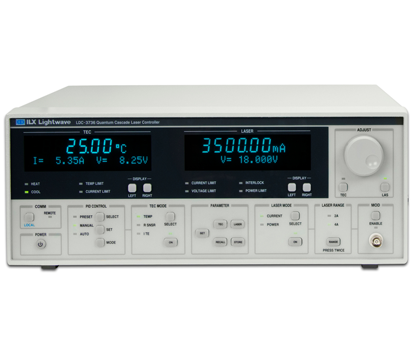 4 Amp Quantum Cascade Laser Controller with 18 Volts Compliance and 128 Watt TEC Controller