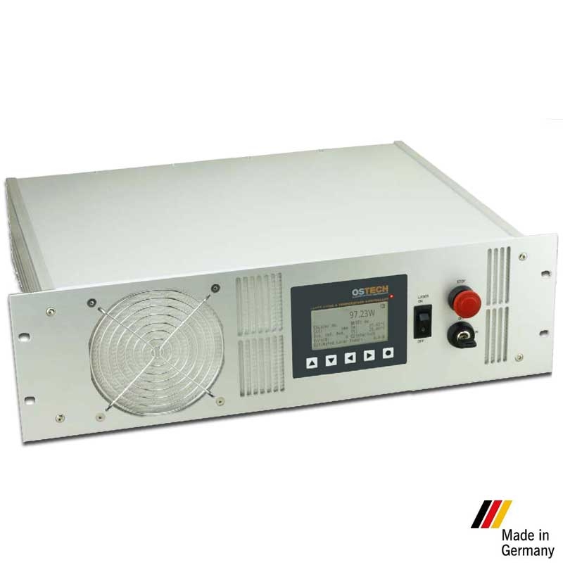 Turn-Key High Power Laser Diode Controller with Integrated Laser Module Heat Sink and Cooling Block