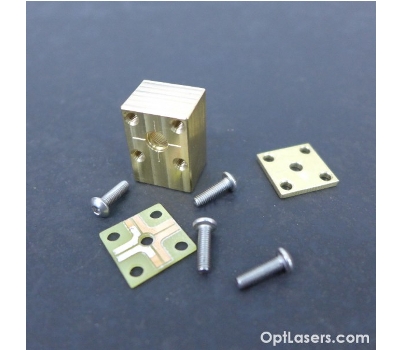 Opt Lasers TO-18 brass Laser Diode Housing Mount