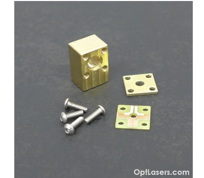 Opt Lasers TO-5 brass Laser Diode Housing Mount